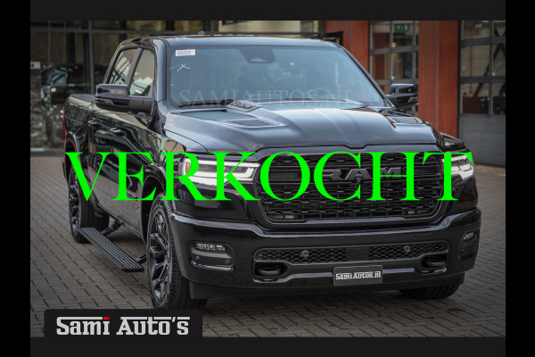 Dodge Ram 1500 LIMITED NIGHT H.O 540PK 706 Nm | XB9 | MASSAGE | BOM VOL | CREW CAB | DUBBELE CABINE | GRIJSKENTEKEN | €99950,- EXCL BTW | VOORRAAD 2267 - 7663