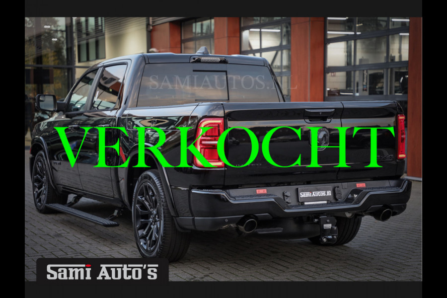 Dodge Ram 1500 LIMITED NIGHT H.O 540PK 706 Nm | XB9 | MASSAGE | BOM VOL | CREW CAB | DUBBELE CABINE | GRIJSKENTEKEN | €99950,- EXCL BTW | VOORRAAD 2267 - 7663