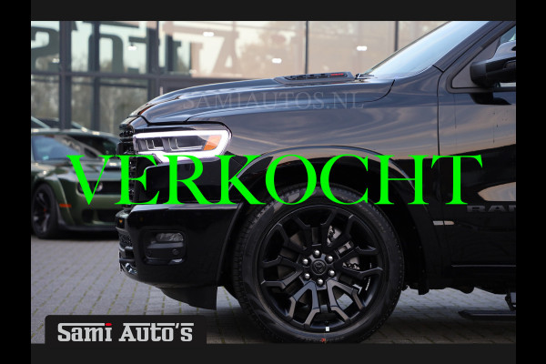 Dodge Ram 1500 LIMITED NIGHT H.O 540PK 706 Nm | XB9 | MASSAGE | BOM VOL | CREW CAB | DUBBELE CABINE | GRIJSKENTEKEN | €99950,- EXCL BTW | VOORRAAD 2267 - 7663