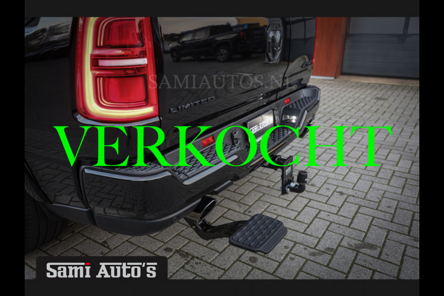 Dodge Ram 1500 LIMITED NIGHT H.O 540PK 706 Nm | XB9 | MASSAGE | BOM VOL | CREW CAB | DUBBELE CABINE | GRIJSKENTEKEN | €99950,- EXCL BTW | VOORRAAD 2267 - 7663