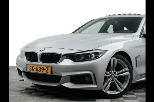 BMW 4 Serie Gran Coupé M-sport Aut8 (leer,panodak,xenon,keyless,stoelverwarming)