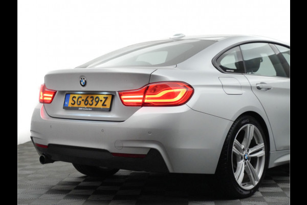 BMW 4 Serie Gran Coupé M-sport Aut8 (leer,panodak,xenon,keyless,stoelverwarming)