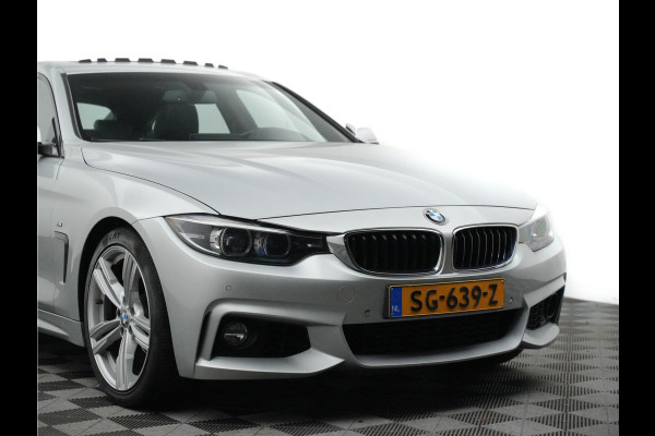 BMW 4 Serie Gran Coupé M-sport Aut8 (leer,panodak,xenon,keyless,stoelverwarming)