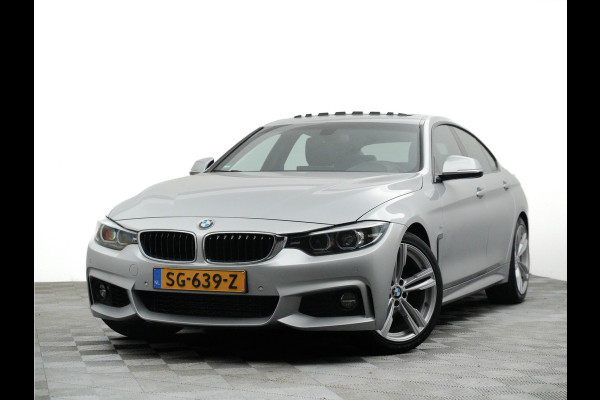 BMW 4 Serie Gran Coupé M-sport Aut8 (leer,panodak,xenon,keyless,stoelverwarming)