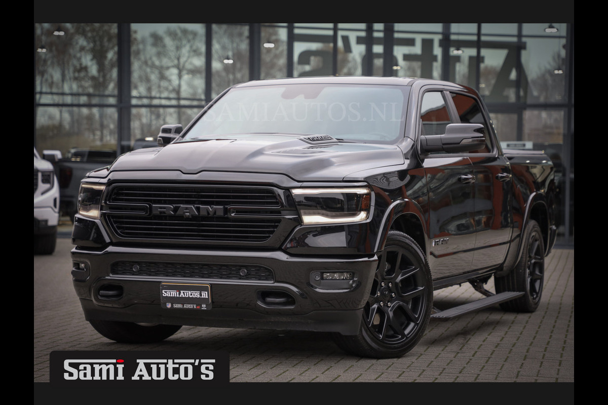 Dodge Ram 1500 BOM VOL | NIGHT EDITION | HUD | LUCHTVERING | HARMAN KARDON | PANODAK | ADAPTIVE CRUISE | HEMI 402PK 5.7 V8 4x4 | DUBBELE CABINE | 5 PERSOONS PICK UP | GRIJSKENTEKEN |