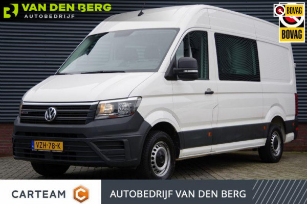 Volkswagen Crafter 35 2.0 TDI L3H3(L2H2) DC-7P 4Motion, 140PK, TREKHAAK, LEDER, NAVI, CRUISE, PARKEERSENSOREN, APPLE CARPLAY, 4X4, 4WD, AWD