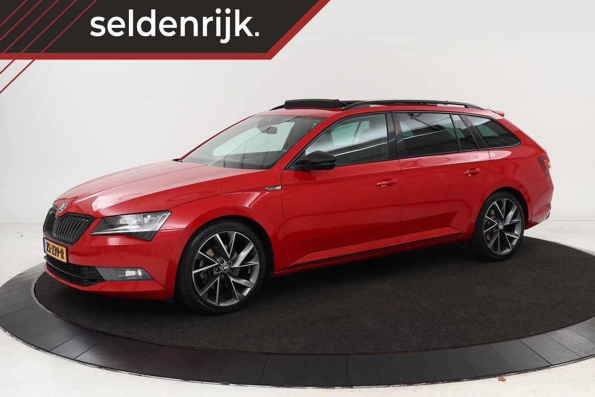 Škoda Superb 1.5 TSI Sportline | Panoramadak | Sfeerverlichting | Memory | Adaptive Cruise | Achterbankverwarming | Carplay | Alcantara