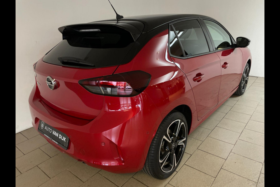 Opel Corsa 1.2 Elegance AUTOMAAT AIRCO NAVI CRUISE BLUETOOTH VELGEN ZWART DAK PRIVACYGLAS NIEUWSTAAT