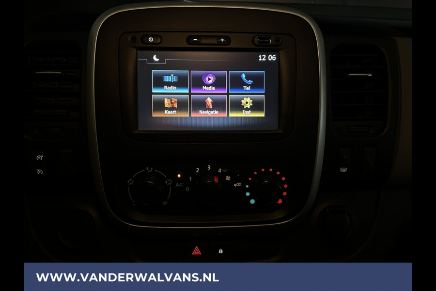 Renault Trafic 1.6 dCi 122pk L1H1 Euro6 Airco | 2x zijdeur | Navigatie | Cruisecontrol Parkeersensoren, Dakdragers, Bijrijdersbank