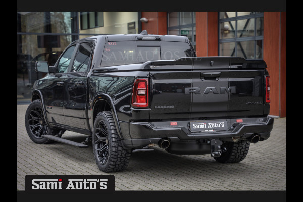 Dodge Ram PREMIUM NIGHT EDITION | MAY 2025 BOM VOL + 14.4 INCH SCHERM | LUCHTVERING | HUD | HURRICAN 420PK 636 Nm TWIN TURBO | PRIJS MET L DUBBELE CABINE | PICK UP | 5 PERSOONS | DC | GRIJSKENTEKEN | VOORRAAD NR 2232 - 3424