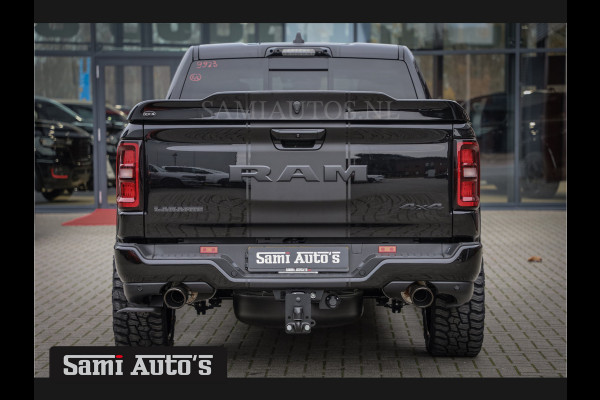 Dodge Ram PREMIUM NIGHT EDITION | MAY 2025 BOM VOL + 14.4 INCH SCHERM | LUCHTVERING | HUD | HURRICAN 420PK 636 Nm TWIN TURBO | PRIJS MET L DUBBELE CABINE | PICK UP | 5 PERSOONS | DC | GRIJSKENTEKEN | VOORRAAD NR 2232 - 3424