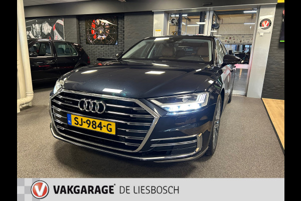 Audi A8 55 TFSI quattro / Leder / Navigatie / 20inch / B&O / stoel verwarming voor + achter.