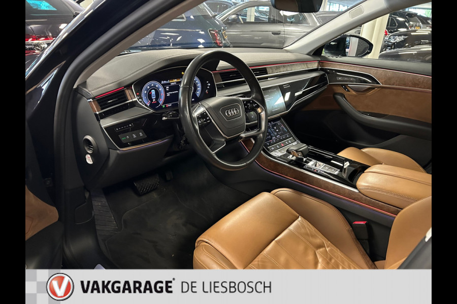 Audi A8 55 TFSI quattro / Leder / Navigatie / 20inch / B&O / stoel verwarming voor + achter.