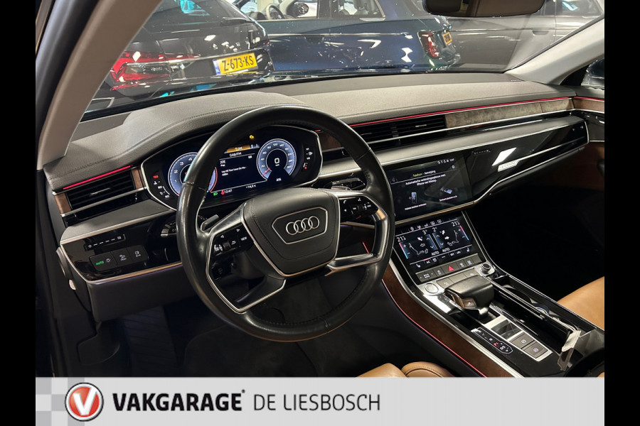 Audi A8 55 TFSI quattro / Leder / Navigatie / 20inch / B&O / stoel verwarming voor + achter.