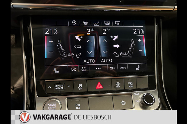 Audi A8 55 TFSI quattro / Leder / Navigatie / 20inch / B&O / stoel verwarming voor + achter.