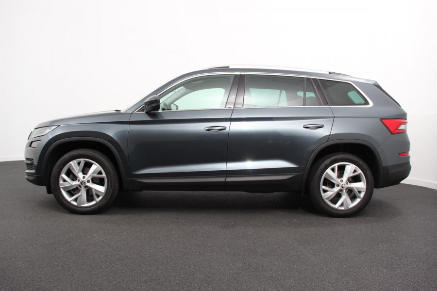 Škoda Kodiaq 1.5 TSI 150pk DSG Style 7p. | Navigatie | Apple Carplay/Android Auto | Adaptive Cruise Control | Parkeersensoren | Camera | Elektrische achterklep | Stoel- en stuurverwarming | Virtual Cockpit | Keyless Entry/Start | Ledverlichting | Getinte ramen | Climate Control