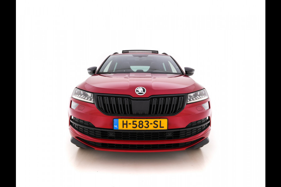 Škoda Karoq 1.5 TSI ACT Sportline Business Aut. *PANO | DIGI-COCKPIT | SOFT-LEATHER | CANTON-AUDIO | DAB | SHIFT-PADDLES | KEYLESS | CAMERA | NAVI-FULLMAP | ECC | PDC | CRUISE | APP.CONNECT | SPORT-SEATS | 18''ALU*