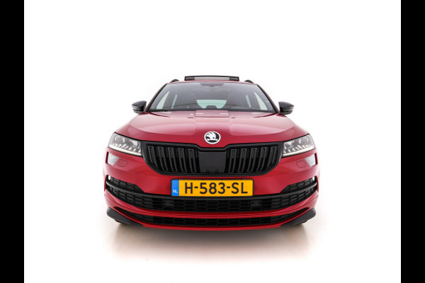 Škoda Karoq 1.5 TSI ACT Sportline Business Aut. *PANO | DIGI-COCKPIT | SOFT-LEATHER | CANTON-AUDIO | DAB | SHIFT-PADDLES | KEYLESS | CAMERA | NAVI-FULLMAP | ECC | PDC | CRUISE | APP.CONNECT | SPORT-SEATS | 18''ALU*