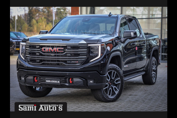 GMC Sierra AT4 | BLACK |  RIJKLAAR PRIJS  | LPG | VIRTUAL + HUD | BOM VOL | 360 CAM |  DC | DODGE RAM EN GMC DEALER NEDERLAND | 6.2 V8 4X4 | GRIJSKENTEKEN | DUBBELE CABINE | PICK UP | VOORRAAD 2243 -  8605 |