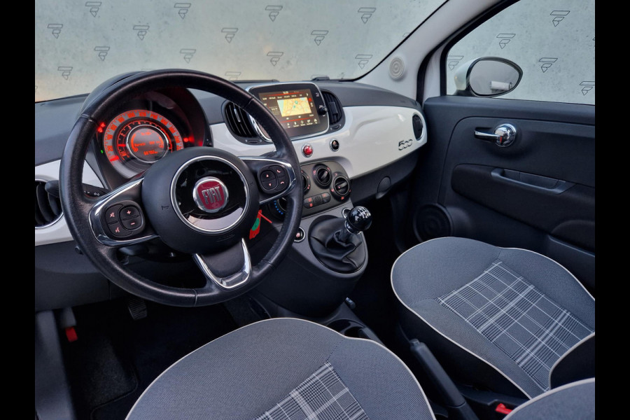 Fiat 500 0.9 TwinAir Turbo Lounge | Pano | Cruise | DAB | Licht- en Regensensor | Navi |