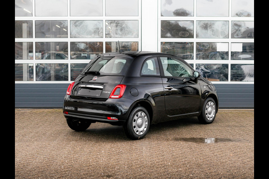 Fiat 500 Hybrid Urban | Airco | Cruise | Apple Carplay | Nero Vesuvio