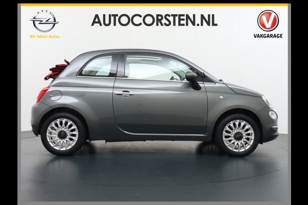 Fiat 500C 1.2 AUT-5 Cabrio Ecc Multimedia Bluetooth Pdc Elec.ramen/spiegels Led Lmv 15" Isofix Achterbank Neerklapbaar ABS ASR EURO6