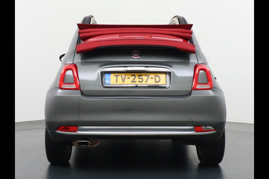 Fiat 500C 1.2 AUT-5 Cabrio Ecc Multimedia Bluetooth Pdc Elec.ramen/spiegels Led Lmv 15" Isofix Achterbank Neerklapbaar ABS ASR EURO6