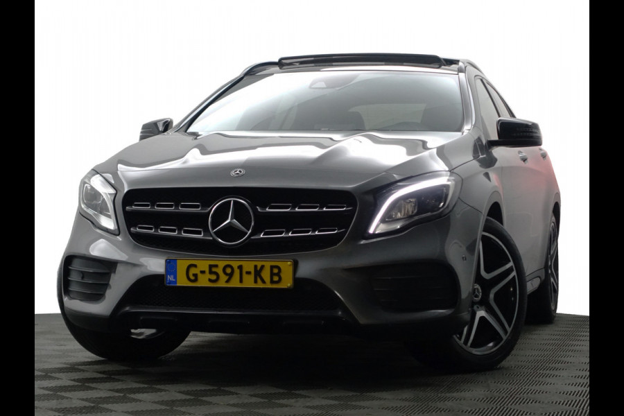 Mercedes-Benz GLA 180 AMG Night Edition Aut- Panodak I Sfeerverl. I Leer I Camera I Stoelverw.