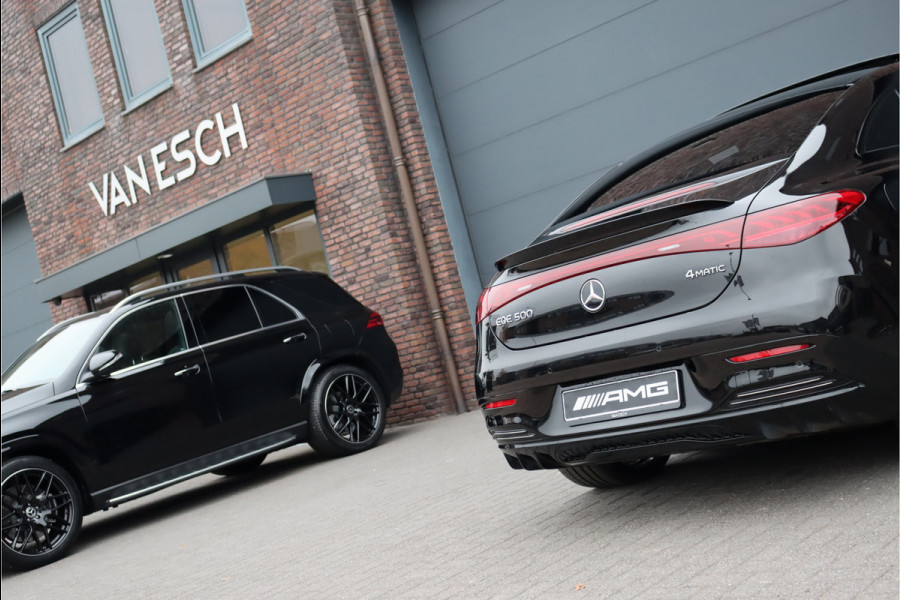 Mercedes-Benz EQE 500 4MATIC AMG Line 91 kWh | Hyperscreen | Achterasbesturing | Airmatic | Distronic+ | Stoelventilatie | Massage | Verwarmd Stuurwiel | Burmester | Digital Light | Panoramadak |