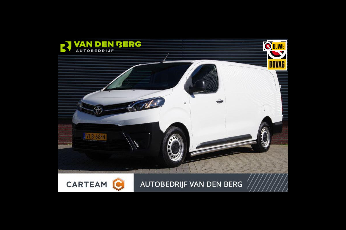 Toyota ProAce Long Worker 1.5 D-4D L3, AIRCO, CRUISE, BLUETOOTH, NL AUTO, SIDEBARS, NAP, ZEER NETJES