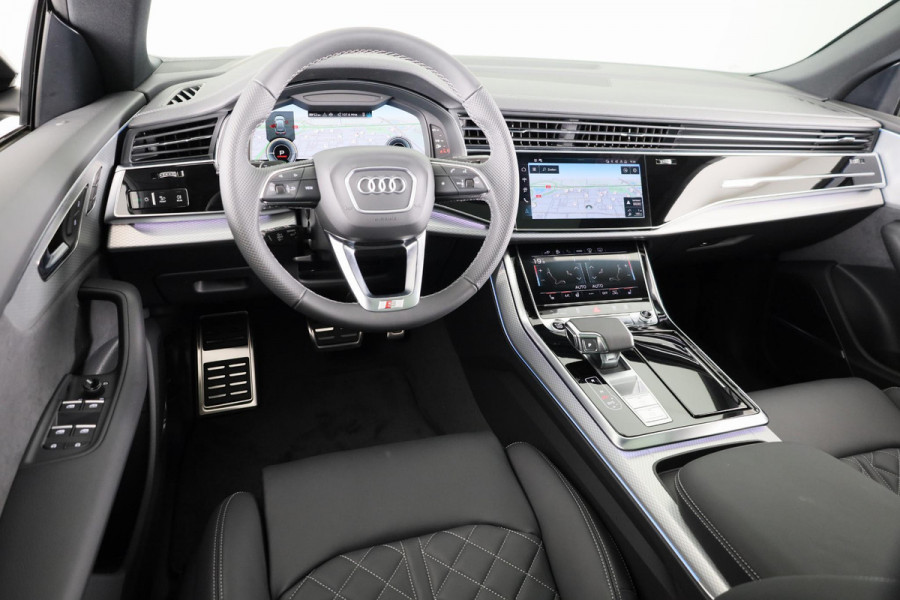 Audi Q8 60 TFSI e quattro Pro Line S 490pk | Panoramadak | Head-up display | B&O | Vierwielbesturing | Supersportstoelen | ACC | HD Matrix laser LED