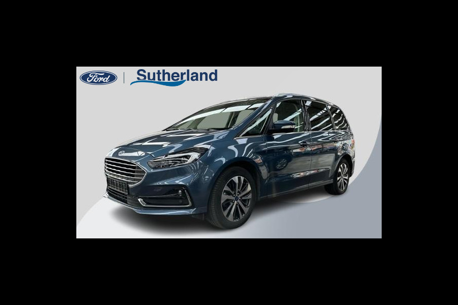 Ford Galaxy 2.5 FHEV Hybride Titanium 190pk 7 pers | Adaptieve Cruise | Trekhaak Afneembaar | 1.500kg trekgewicht | Memory functie stoelen | Vol leder | Verlengde fabrieksgarantie tot 03-2027