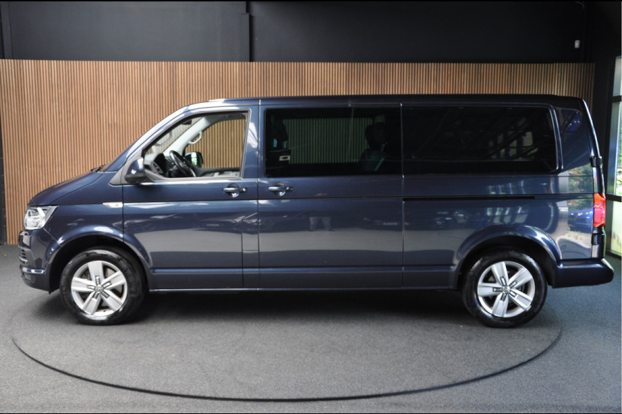 Volkswagen Transporter 2.0 TDI L2H1 DC Highline DSG 5-pers. 1e Eig Org.NL Trekhaak Navi Climate Cruise PDC LM velgen LED Privacy Glass