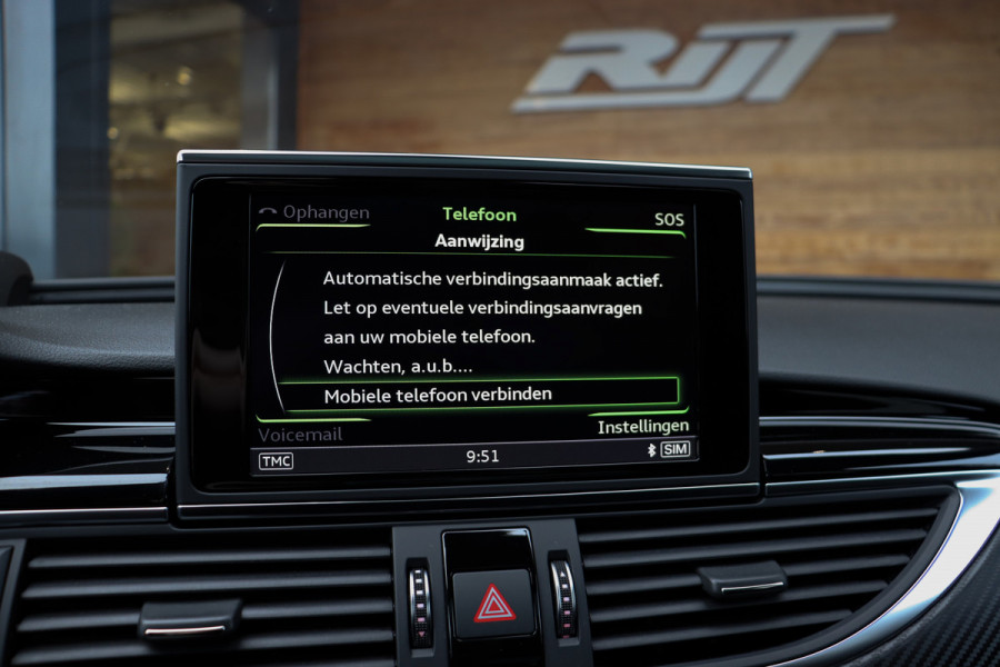 Audi RS6 4.0 V8 Quattro Performance 605pk **Keramisch/HUD/Pano.dak/ACC/360/BOSE**