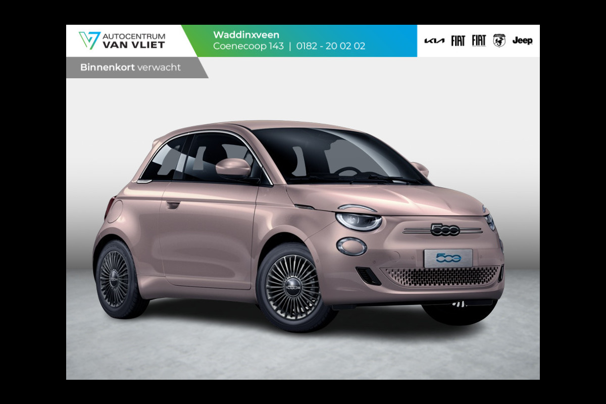 Fiat 500 Urban 42 kWh | Clima | Cruise | Apple Carplay | Camera | Stoelverwarming | 16"