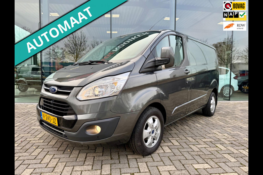 Ford Transit Custom 270 2.0 TDCI Automaat 190pk L1H1 Limited, Adapt.Cruise, Camera, PDC