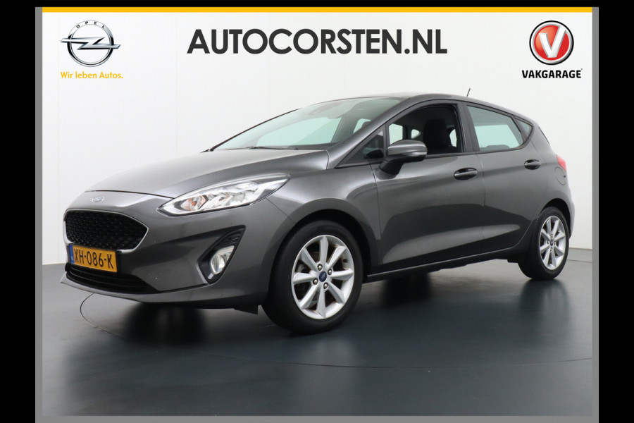 Ford Fiesta 1.1I 85PK 5d Navi Airco Cruise Control Bluetooth Pdc Regen-Lichtsesnsor Lmv 16" 5Drs Trend Isofix Electrische ramen en spiegels Lane-assist TCS ABS ASR BAS