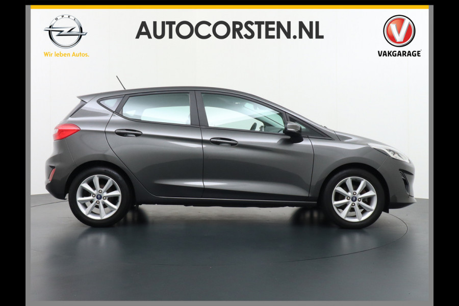 Ford Fiesta 1.1I 85PK 5d Navi Airco Cruise Control Bluetooth Pdc Regen-Lichtsesnsor Lmv 16" 5Drs Trend Isofix Electrische ramen en spiegels Lane-assist TCS ABS ASR BAS