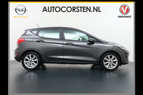 Ford Fiesta 1.1I 85PK 5d Navi Airco Cruise Control Bluetooth Pdc Regen-Lichtsesnsor Lmv 16" 5Drs Trend Isofix Electrische ramen en spiegels Lane-assist TCS ABS ASR BAS