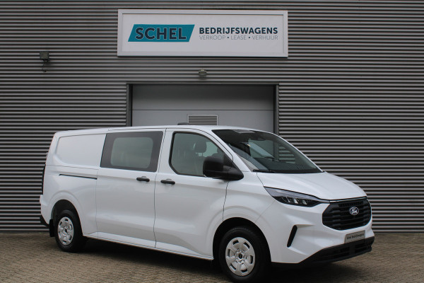 Ford Transit Custom 320 2.0 TDCI L2H1 Trend DC 136pk - Carplay - Android - Camera - Trekhaak - LED koplampen - Stoelverwarming - Draadloos laden - R