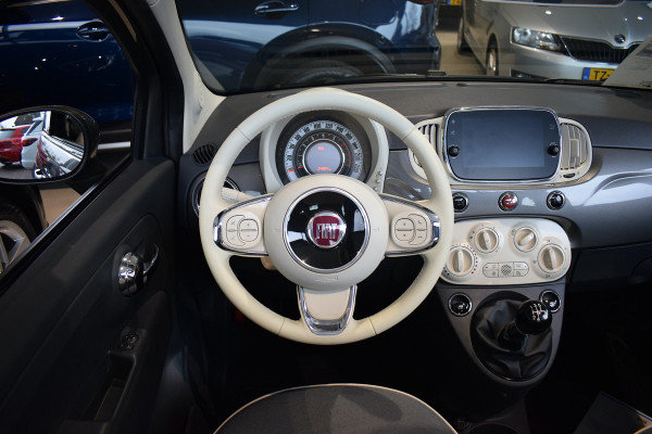 Fiat 500C 0.9 TwinAir Turbo Lounge | Cabrio | Half Leer | Navi | Cruise