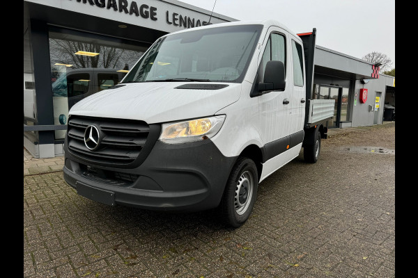 Mercedes-Benz Sprinter 317 CDI 170 pk, rwd, wb 366,5 PickUp dubbele cabine, navi, tacho, cruise, all season, mbux, trekhaak, ect.