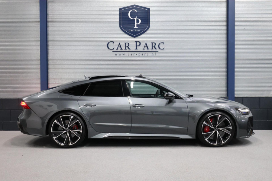 Audi RS7 Sportback 4.0 TFSI quattro 600+PK BTW/KERAMISCH/4-WIEL.B/3D B&O/VIRTUAL/SFEER/PANO/22"LMV/360/LINE/ACC/12 MDN GARANTIE!