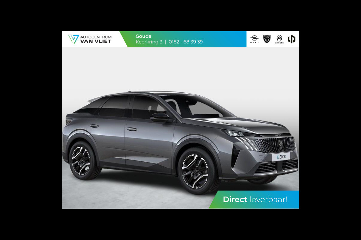 Peugeot E-3008 Allure Avantage 73kWh 210pk | Warmtepomp | Panoramic navigation Pack | 360 vision & Drive Assist Pack