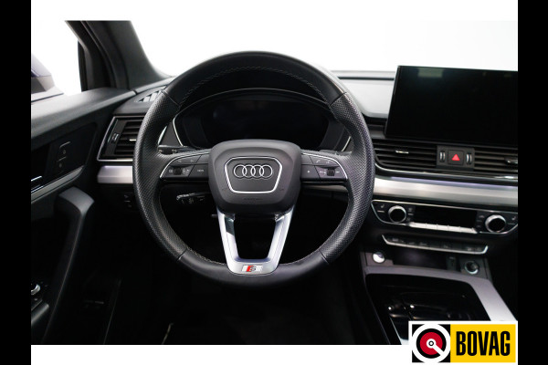 Audi Q5 Sportback 50 TFSI e S edition 300 PK Panoramadak, El.trekhaak + klep, Stoel-stuur en achterbankverw. Adaptive cruise, Matrix led