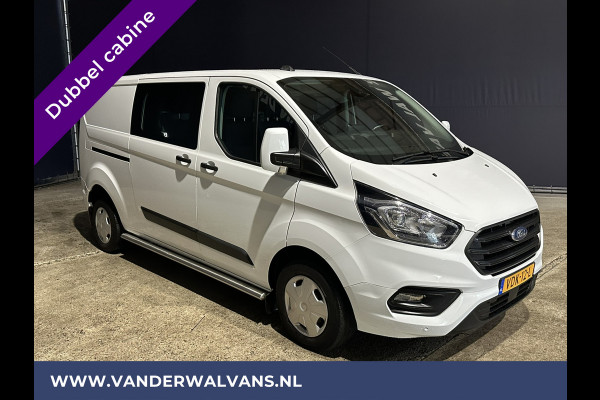 Ford Transit Custom 2.0 TDCI 130pk L2H1 Dubbele Cabine Euro6 Airco | 6-Zits | 2800kg Trekhaak Camera, LED, Cruisecontrol, Parkeersensoren, Verwarmde voorruit