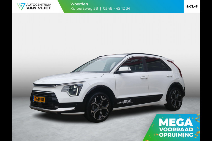 Kia Niro 1.6 GDi Hybrid ExecutiveLine | Schuif-/kanteldak | Stoel-/stuurverwarming | Harman Kardon | 18'' lichtmetaal | Draadloos opladen smartphone