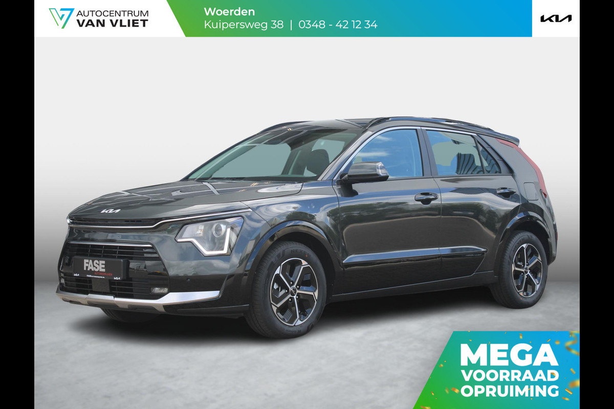 Kia Niro 1.6 GDi Hybrid DynamicLine | Nov leverbaar | Keyless | Adapt. Cruise | LED | Navi | Carplay | Camera