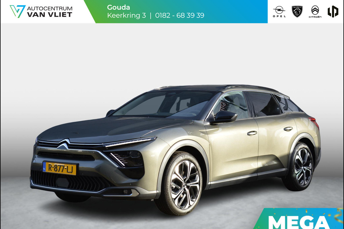 Citroën C5 X 130pk Automaat Business Plus | Leder | Navigatie | Apple Carplay/Android Auto| Achteruitrijcamera | Voorruitverwarming | Stuurwielverwarming