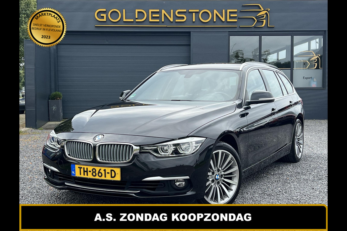 BMW 3 Serie Touring 320i Luxury Edition 2e Eigenaar,Navi,Leder,Camera,Cruise,Trekhaak,N.A.P,Nieuwe Apk bij Aflevering